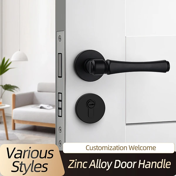 bedroom door handle with lock
